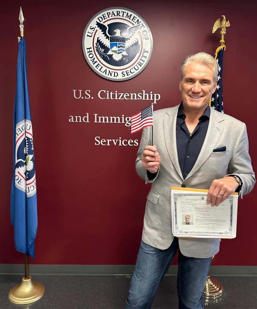 featured image for Dolph Lundgren finally becomes an American Citizen