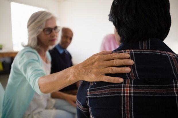 Talk to people about you feel when grieving over death of a loved one