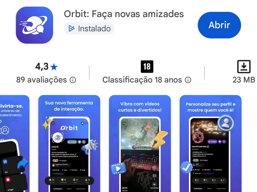 featured image for Orbit faça novas amizades