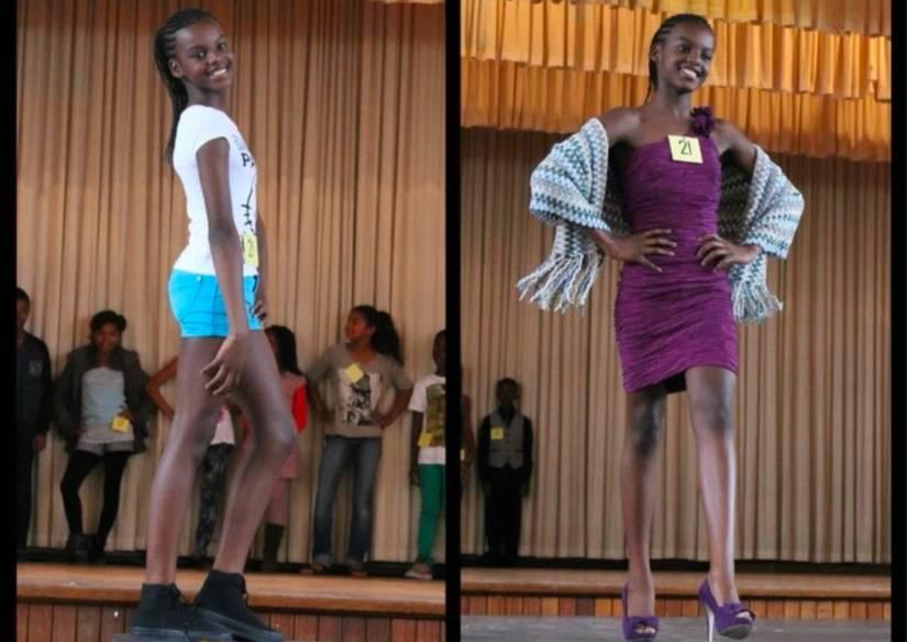 Chidimma at one of her childhood pageants.