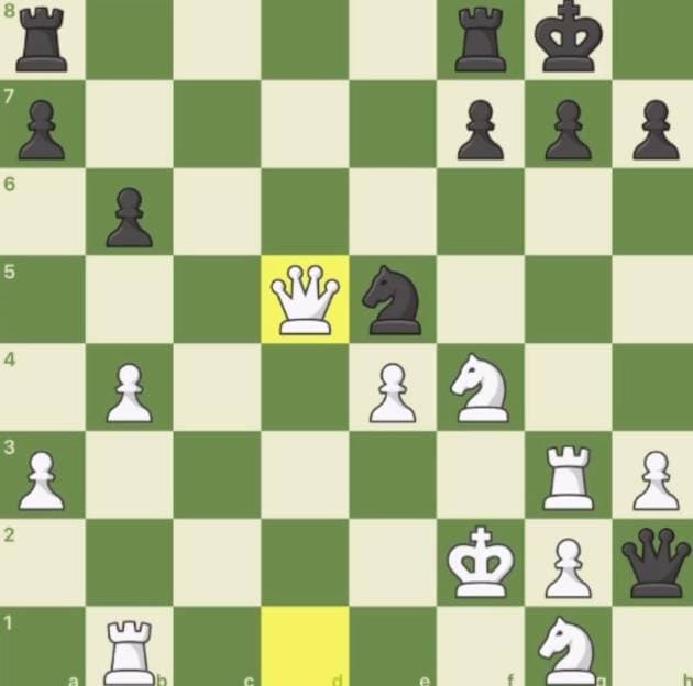 featured image for Funny Chess Game - Black Queen Gets trapped