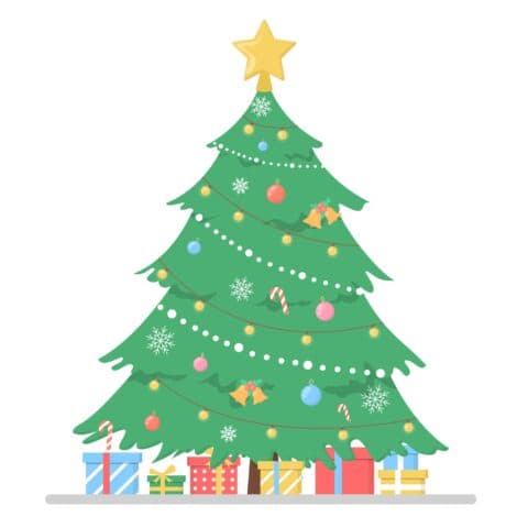 Modern Christmas trees