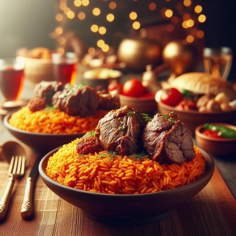Nigerian jollof rice image